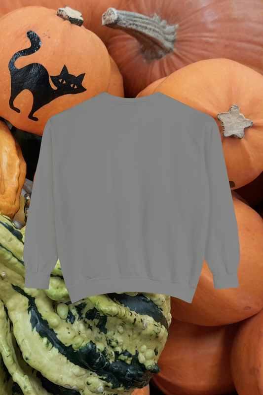 Halloween Cat Sweatshirt Unisex